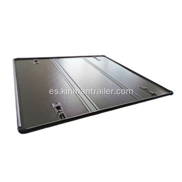 cubierta tonneau triple de aluminio